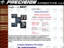 Website Snapshot of PRECISION AIRMOTIVE, LLC